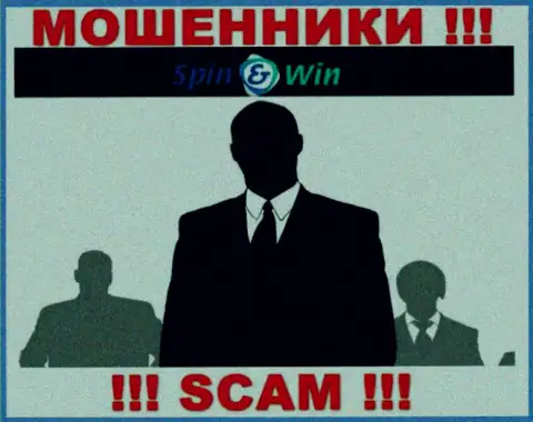 Компания Spin Win не внушает доверия, т.к. скрываются инфу о ее руководстве