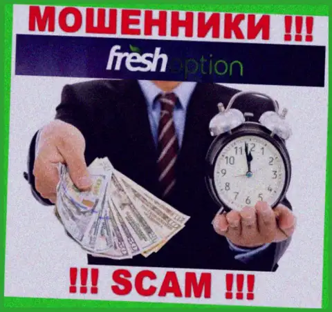 Fresh Option это МОШЕННИКИ !!! БУДЬТЕ ОЧЕНЬ ОСТОРОЖНЫ !!! Весьма опасно соглашаться работать с ними