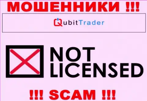 У МОШЕННИКОВ Qubit-Trader Com отсутствует лицензионный документ - будьте весьма внимательны ! Лишают денег людей