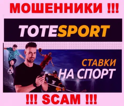 ToteSport - это еще один лохотрон !!! Bookmaker - конкретно в данной области они и промышляют