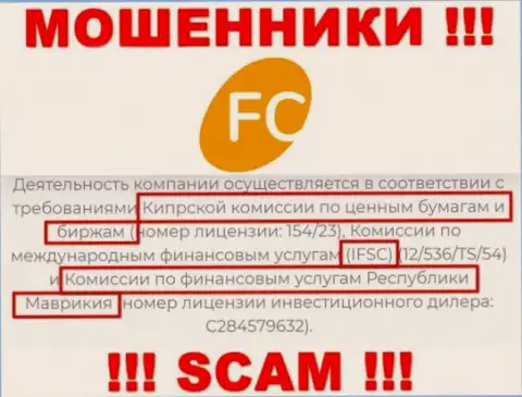 Не переводите кровно нажитые в ФС Лтд, потому что их регулятор - CySEC - ОБМАНЩИК