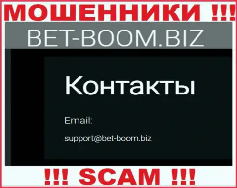 Вы должны помнить, что контактировать с организацией BetBoomBiz даже через их e-mail нельзя - это махинаторы