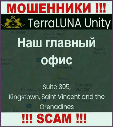 Совместно работать с компанией TerraLunaUnity крайне рискованно - их офшорный адрес - Suite 305, Kingstown, Saint Vincent and the Grenadines (информация с их интернет-ресурса)
