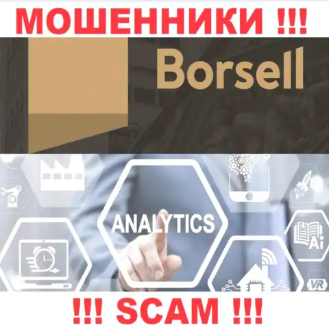 Мошенники Borsell Ru, работая в сфере Analytics, дурачат наивных клиентов