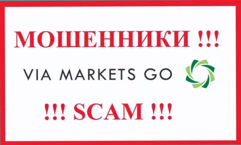 Лого МОШЕННИКОВ ViaMarketsGo Com