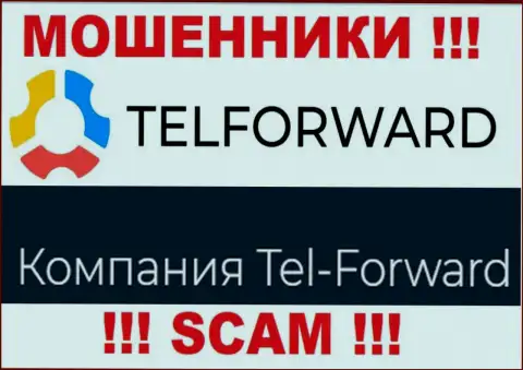 Юр. лицо Тел Форвард - это Tel-Forward, такую инфу предоставили махинаторы у себя на интернет-портале