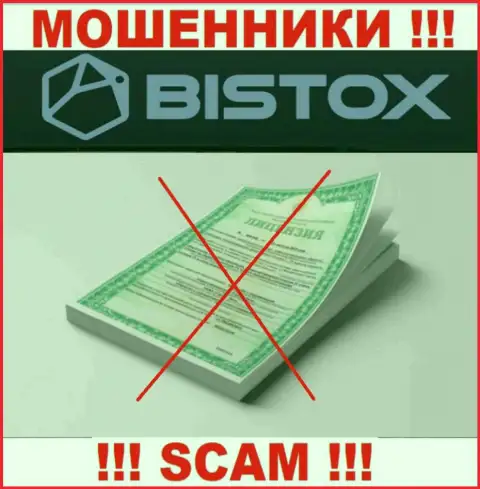 Бистокс Ком - это организация, не имеющая лицензии на осуществление своей деятельности