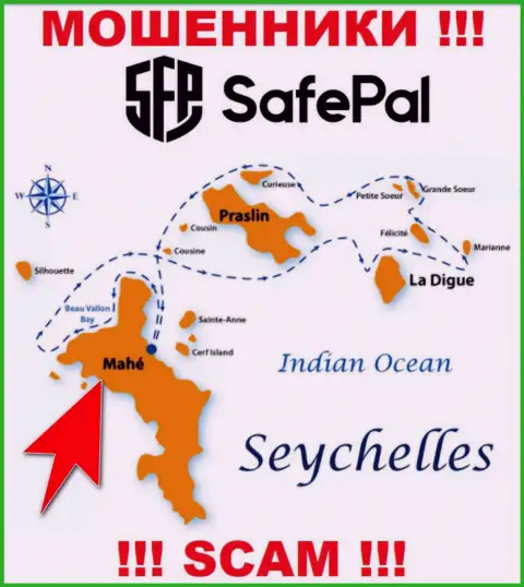 Mahe, Republic of Seychelles - это место регистрации организации SafePal Io, находящееся в оффшоре