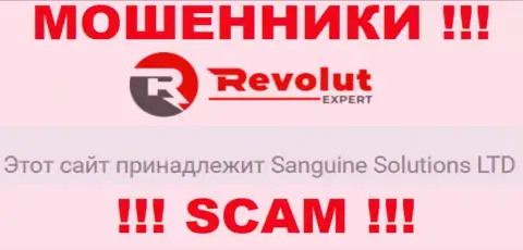 Инфа о юридическом лице жуликов Revolut Expert