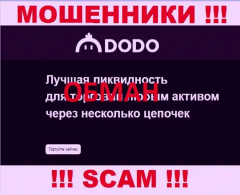 DODO, Inc - это МОШЕННИКИ, прокручивают делишки в области - Crypto trading