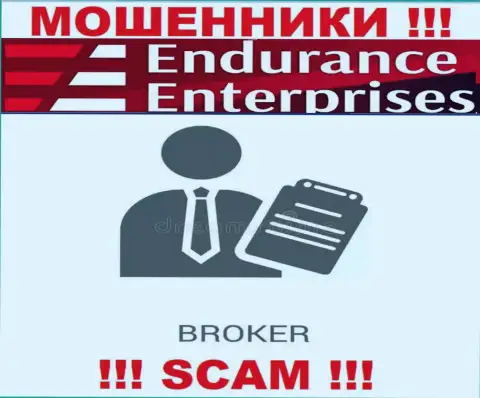 EnduranceFX Com не внушает доверия, Брокер - это то, чем промышляют указанные интернет разводилы