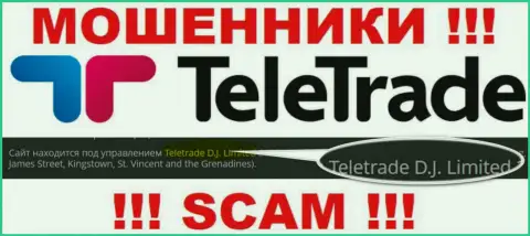 Телетрейд Ди Джей Лимитед управляющее организацией TeleTrade