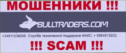Будьте крайне бдительны, мошенники из компании Bulltraders Com звонят клиентам с разных номеров телефонов