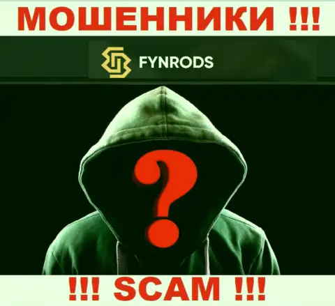 Информации о непосредственных руководителях компании Fynrods нет - так что довольно рискованно сотрудничать с этими internet-мошенниками