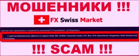 Юридическое место регистрации интернет мошенников FX SwissMarket - Сент-Винсент и Гренадины