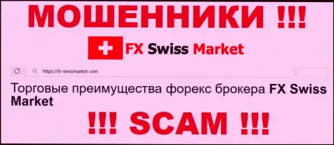 Вид деятельности FX-SwissMarket Com: FOREX - отличный заработок для мошенников