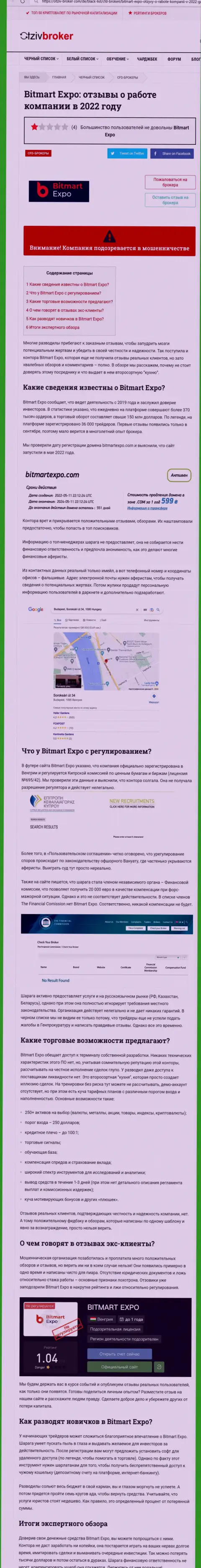 Bitmart Expo - это МОШЕННИК !!! Обзор условий работы