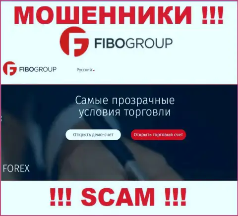 Вид деятельности компании FiboForex - ловушка для доверчивых людей