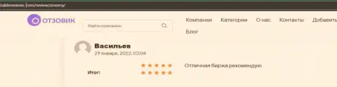 Zinnera - это надежная организация, об этом делятся мнением в своих отзывах из первых рук валютные трейдеры дилера на сайте Стейблревьюз Ком