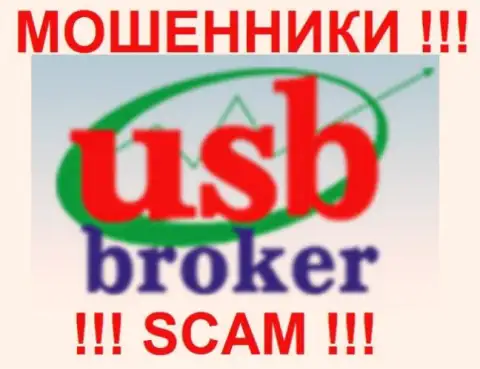 Логотип жульнической ФОРЕКС конторы USBBroker Com