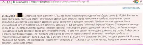 У валютного игрока в Ru LiteForex Com выманили больше сотни долларов США - МОШЕННИКИ