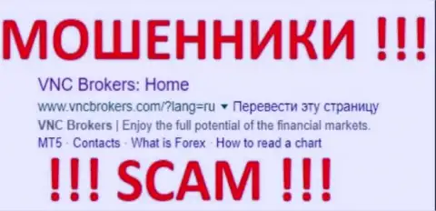 ВНС Брокерс - ЛОХОТРОНЩИКИ !!! SCAM !!!