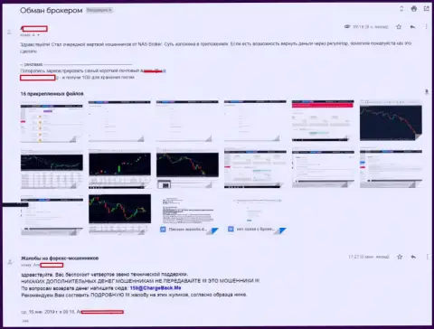Недоброжелательный отзыв биржевого трейдера после взаимодействия с форекс дилинговой организацией НАС Технолоджес Лтд