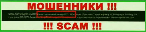 Регистрационный номер Booi - сведения с официального сайта: НЕ 313864